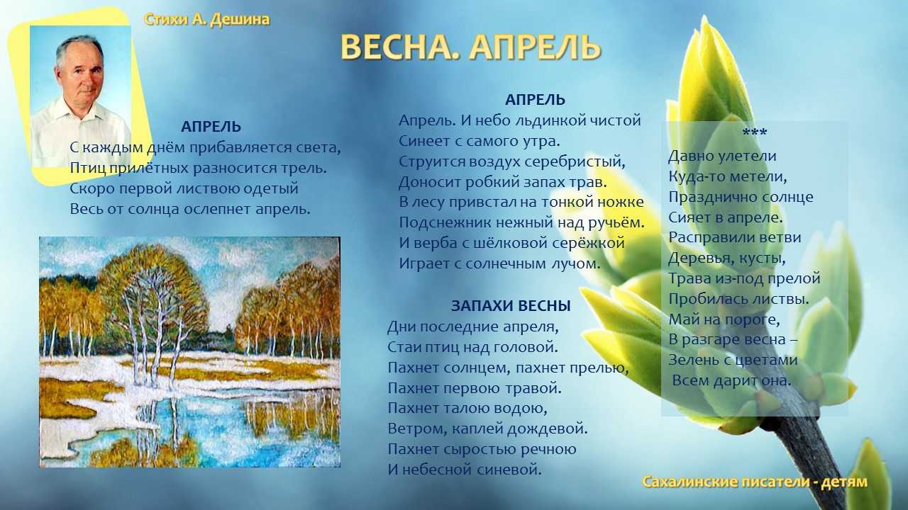 Стихотворение про весну картинки