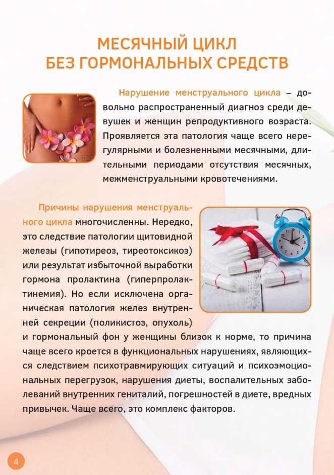 Норма менструации и причины нарушений | университетская клиника