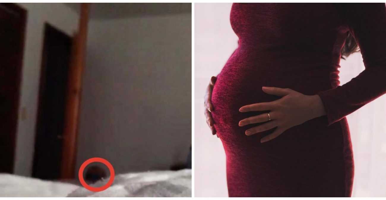 Беременная женщина без лица