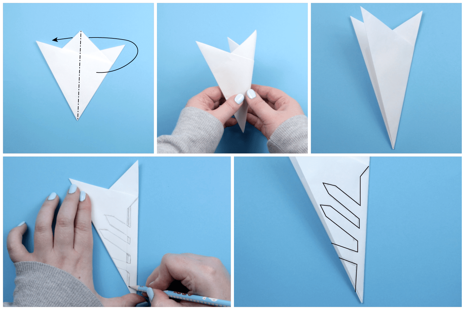 Как делать снежинки из бумаги на новый год: поэтапно, фото, видео