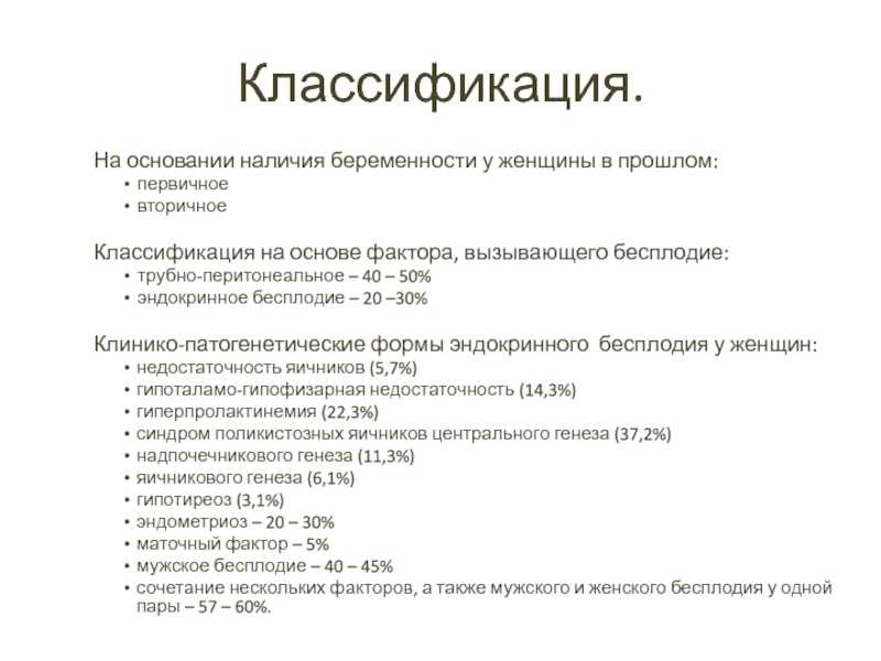 Бесплодие реферат. Классификация женского бесплодия. Классификация бесплодия у женщин. Диагнозы по бесплодию. Эндокринное бесплодие классификация.