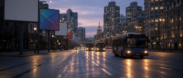 Реклама в Москве: виды, размещение и особенности рынка