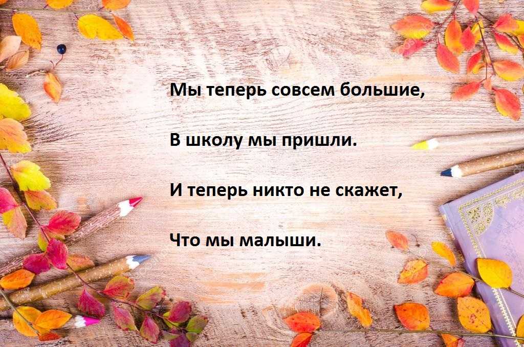 Стихи для первоклассников короткие и легкие стихи для первоклашек