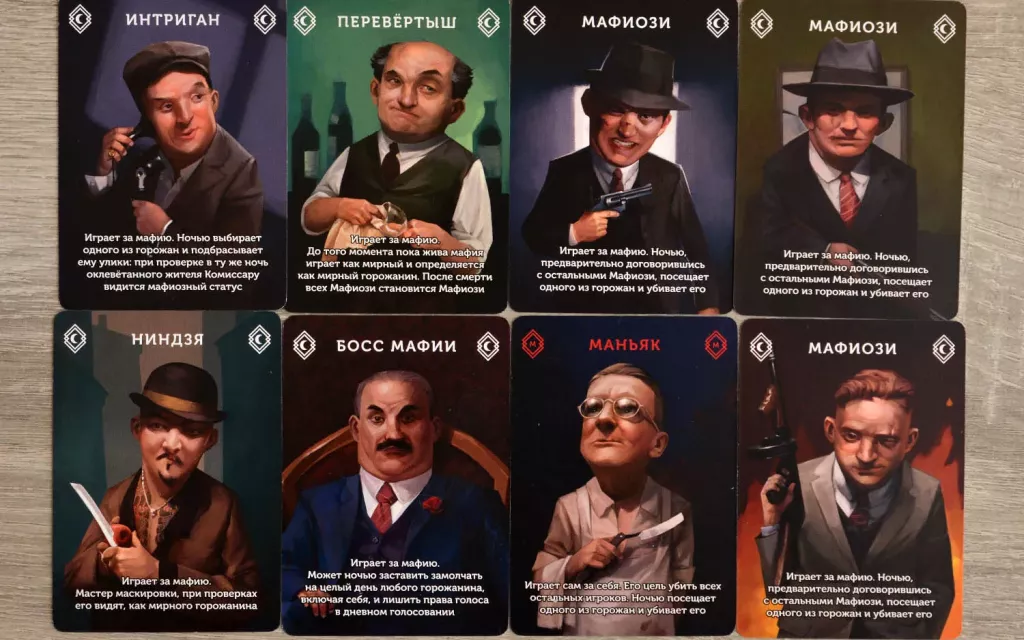 Все персонажи мафии