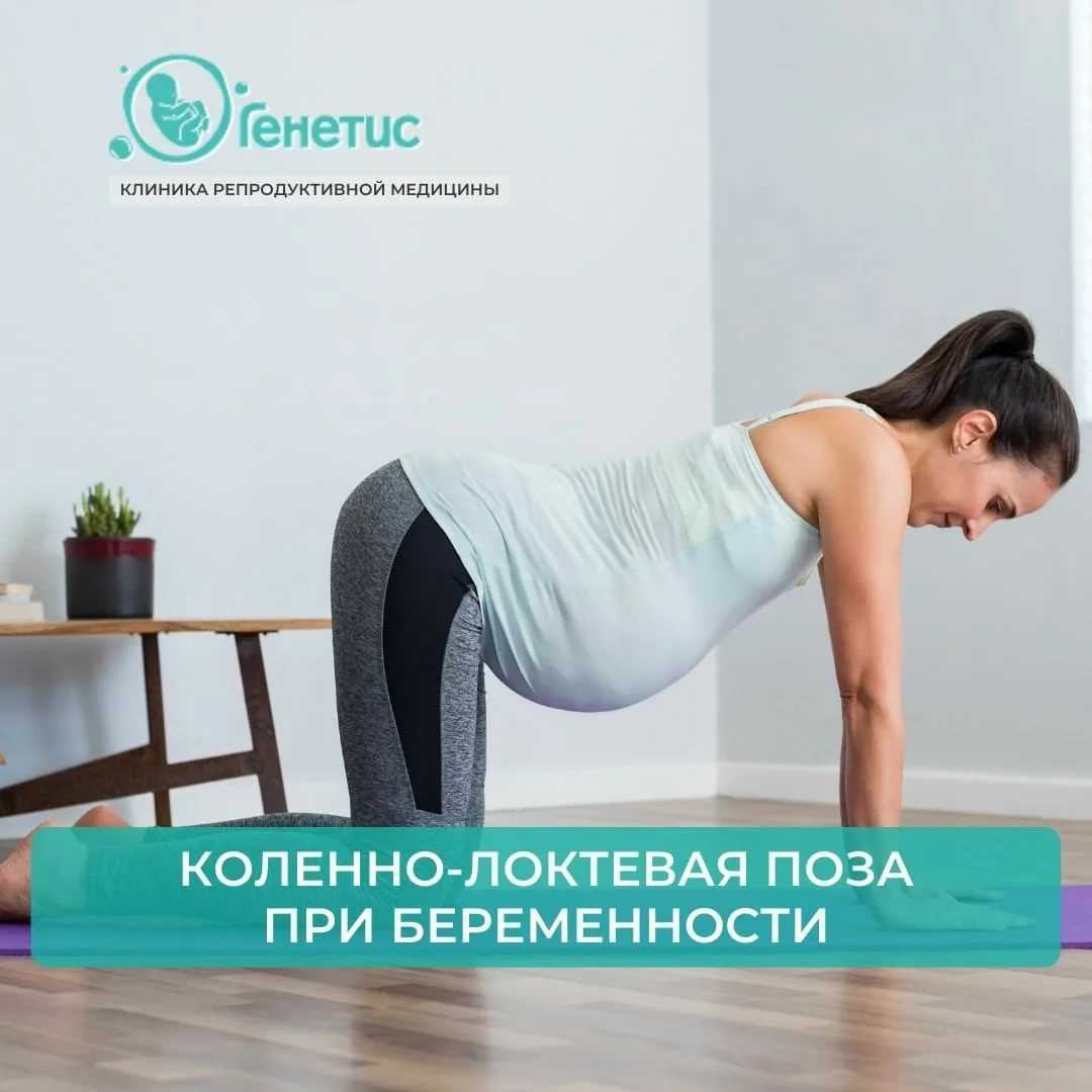 Коленно локтевая поза для беременных