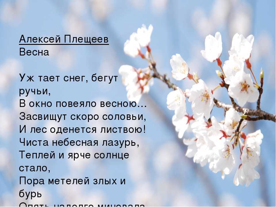 Картинка про весну с текстом