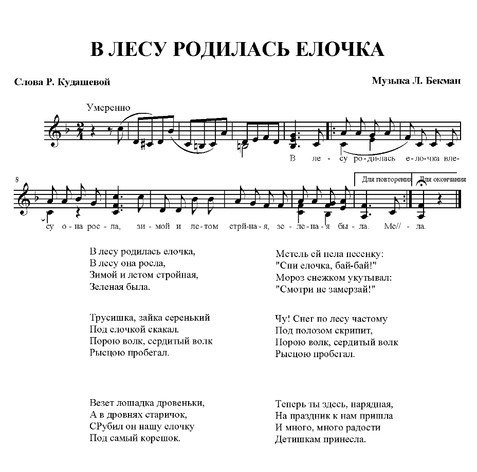 Новогодние песни о елочке: слова, тексты
