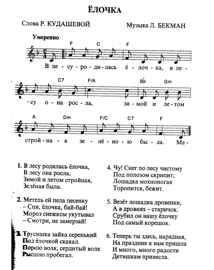 Песни про ёлочку для детей. подборка песенок для новогодних утренников