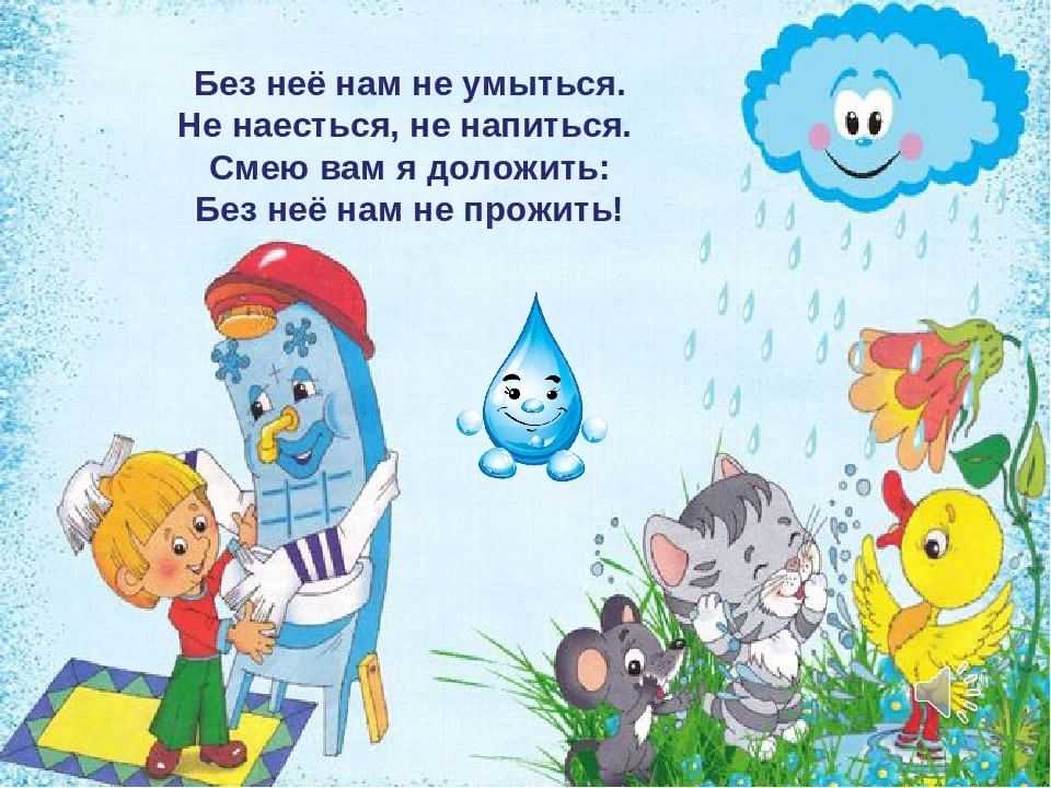 Картинки о воде для детей дошкольного возраста