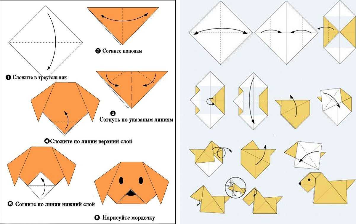 Оригами из бумаги с инструкцией и фото