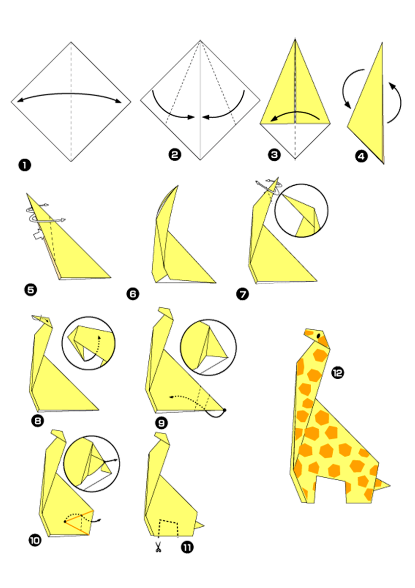 Оригами как сделать схемы оригами