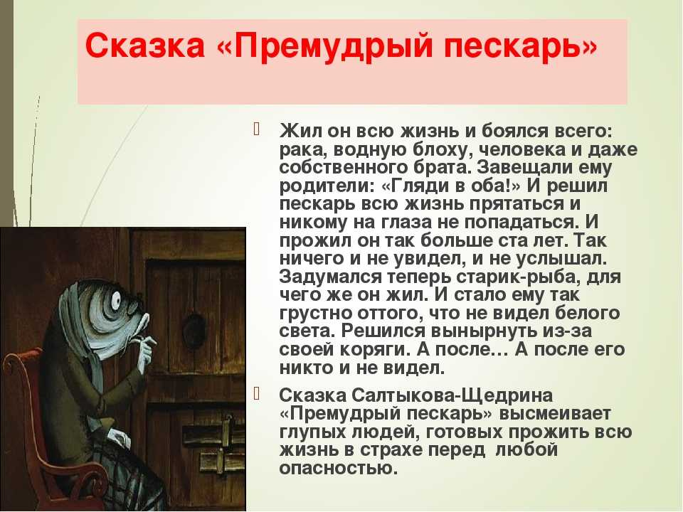 Анализ сказки «премудрый пискарь» (м. е. салтыков-щедрин) | литрекон