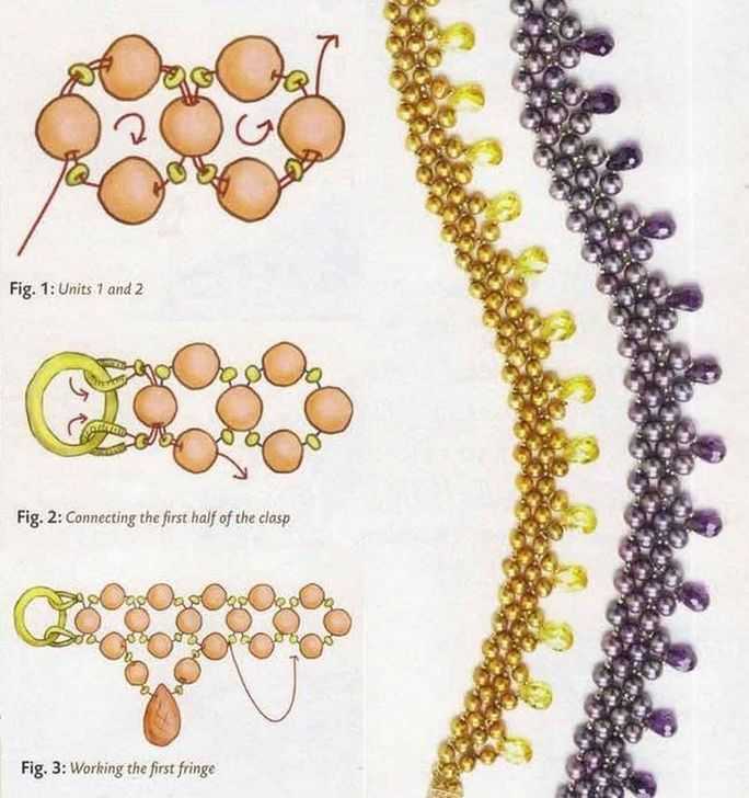 Бисер браслет сделать схема. Схемы плетения браслетов из бусин. Бусы из бусинок своими руками схемы для начинающих. Браслет из бисера и стекляруса схема. Колье из бисера и бусин своими руками схемы.